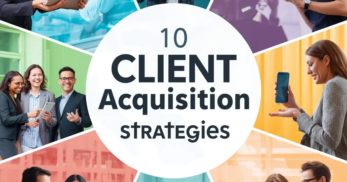 10 Client Acquisition Strategies to Grow Your Business